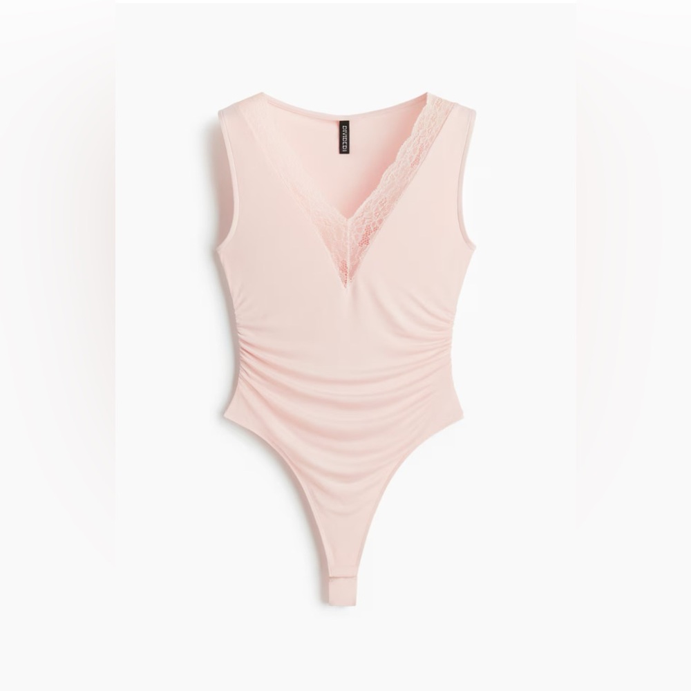 H&M Lace Trim Bodysuit